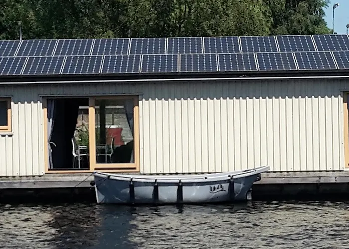 Boathouse With Bikes Amsterdam